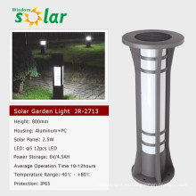 Baliza de iluminación CE de 2015 China solar led luz para al aire libre Casa bolardo jardín iluminación JR-2713